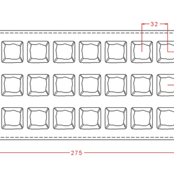 127 | Форма для шоколадных изделий (275*135 мм)