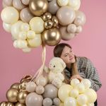 Шар (12''/30 см) Слоновая кость, пастель ретро, 100 шт.