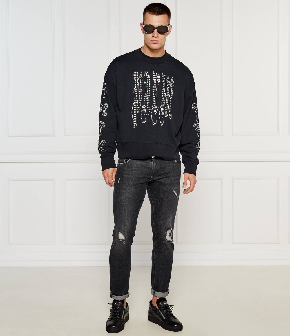 Skórzane кроссовки Giuseppe Zanotti - черный(RU00018)