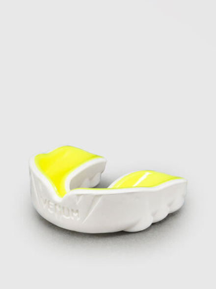Капа боксерская Venum Challenger White/Yellow