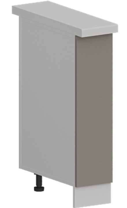 Кухня Модуль ШНБ 200 Графит / Теплый серый