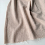 Полулен с крэш эффектом Бежевый