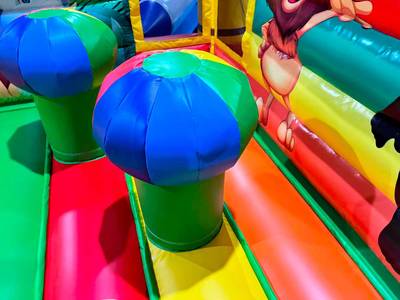 Коммерческий надувной батут "Сафари-экскурсия" без горки, 4*4*2,3 м