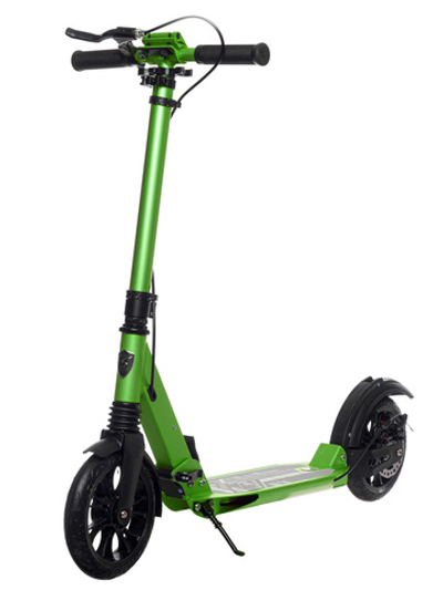 Самокат Urban Scooter Original tm Disc Green Metallic, (2023), с дисковым тормозом, складной, городской, двухколесный