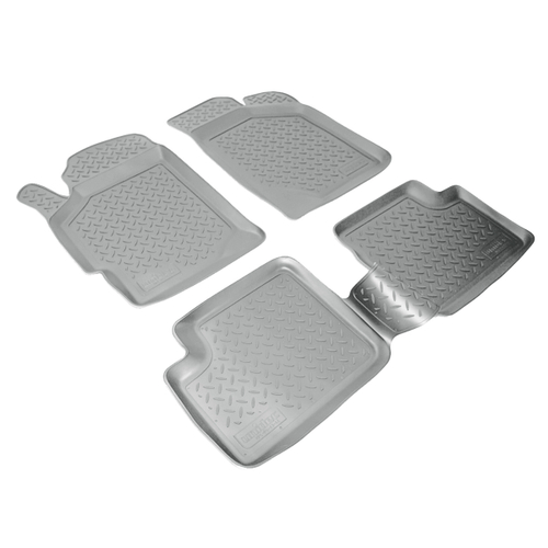Ковры в салон Norplast/Unidec для Kia Spectra в кузове FE RUS (2006-), Серый, арт.NPL-Po-43-44-G