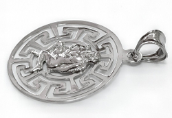 Ювелирная подвеска "Дева", серебро