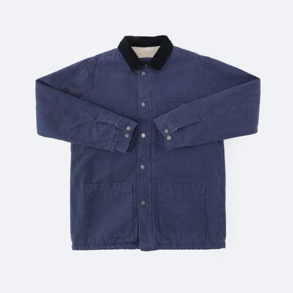 Куртка Dickies Stonewashed Duck Lined Chore Coat (stonewashed navy) артикул: - купить в магазине Дайс