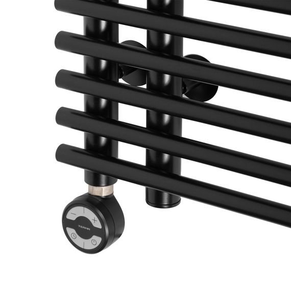 Полотенцесушитель Royal Thermo Pino П16 500х800 электро (встроен. диммер) черный купить в Москве и Московской области по низкой цене с доставкой по России — (3) Полотенцесушитель Royal Thermo Pino П16 500х800 электро (встроен. диммер) черный — (3)