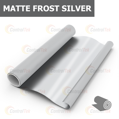 Пленка для окон декоративная MATTE FROST SILVER ControlTek, рулон (размер 1,22x30м.)