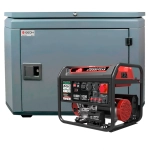 Генератор бензиновый SUNREKA G10000TEAX с кожухом Geon 1400SS RAL 7024
