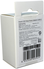 Зарядное устройство Xiaomi 33W Nano Power Adapter (USB-C) EU USB Type-C 33 Вт белый