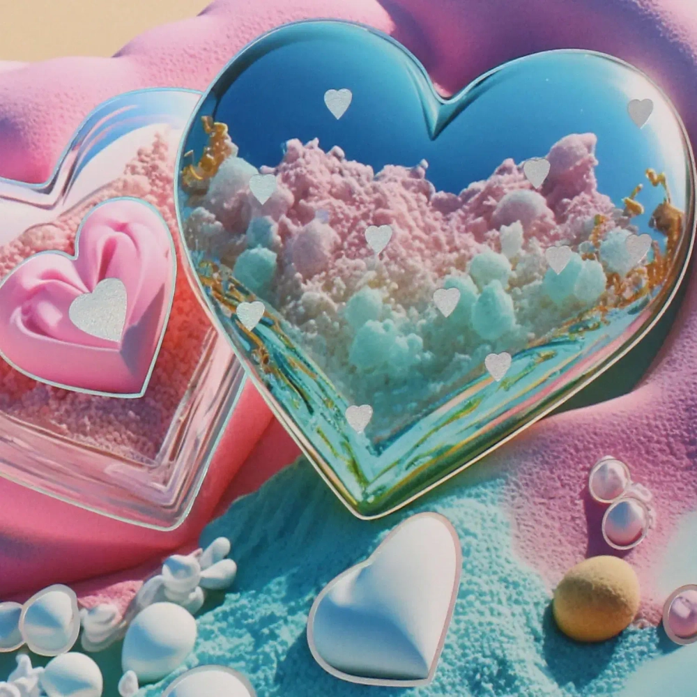 Пакет подарочный «Счастье для двоих» 26*32*10 см, микс