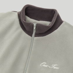 Zip-Up Sweatshirt Double Grey