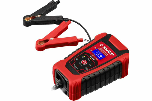 Автоматическое зарядное устройство ЗУБР АЗУ-140 6/12 В, 6А 59310