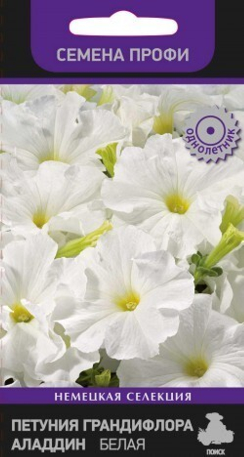 Петуния грандифлора Аладдин белая