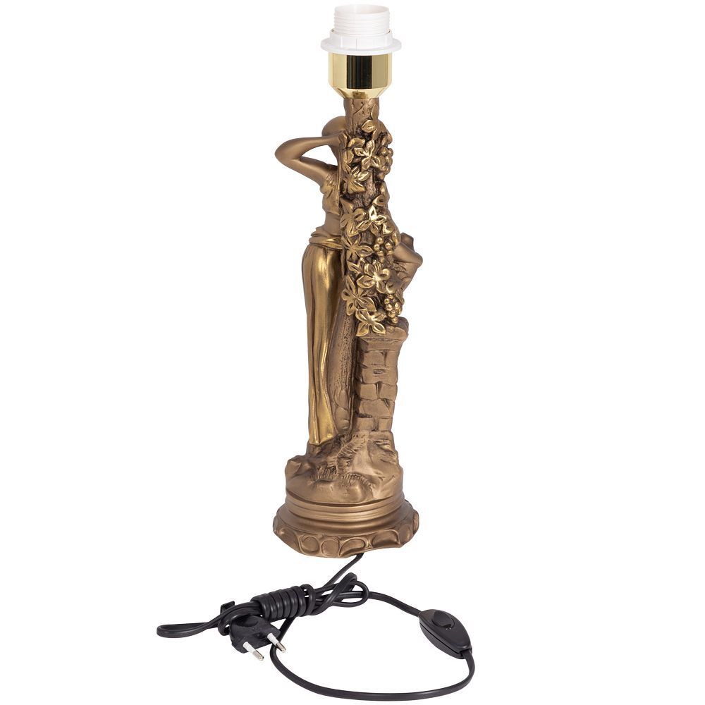 Настольная лампа Девушка с кувшином Тюссо Капучино