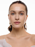 Серьги "Sea bottom tiger" Gold