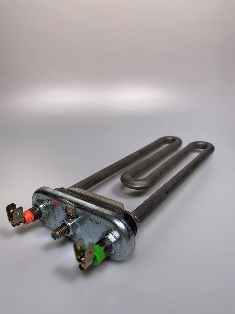 Тэн стиральной машины 1800W, 19 см Indesit, Ariston, Gorenje C00082601 красно-зеленые клеммы