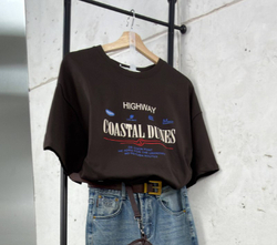 Футболка женская артикул 703 цвет "шоколад"