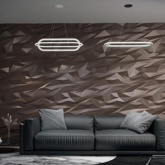 359172 OVER NT23 316 белый Светильник подвесной диммируемый, в комплекте пульт ДУ IP20 LED 4000К 116W 220V ONDO