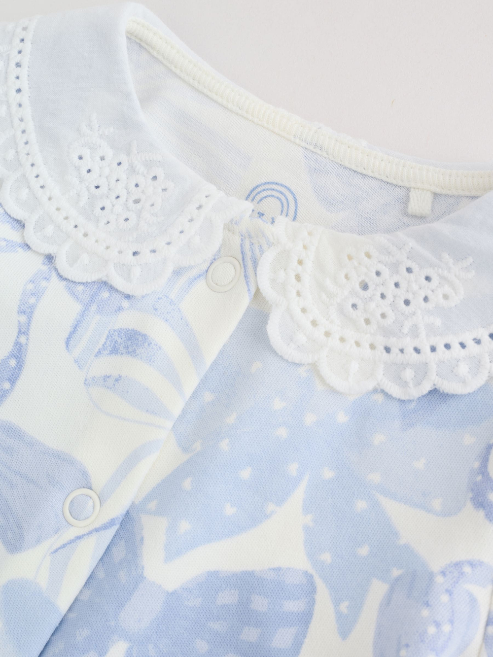 Комбинезон / Cлип для малышей Next W50-985, 3 шт., Голубой, Белый