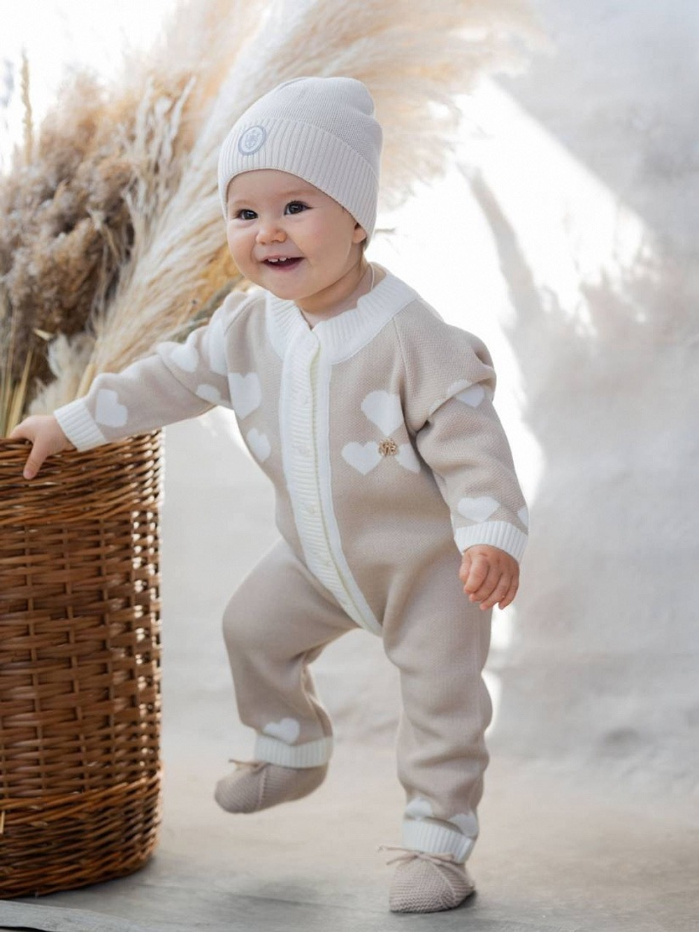 Комбинезон "Любимое печенье", Бежевый