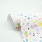 Упаковочная бумага (0,5*0,7 м) Модные стикеры, 1 шт.