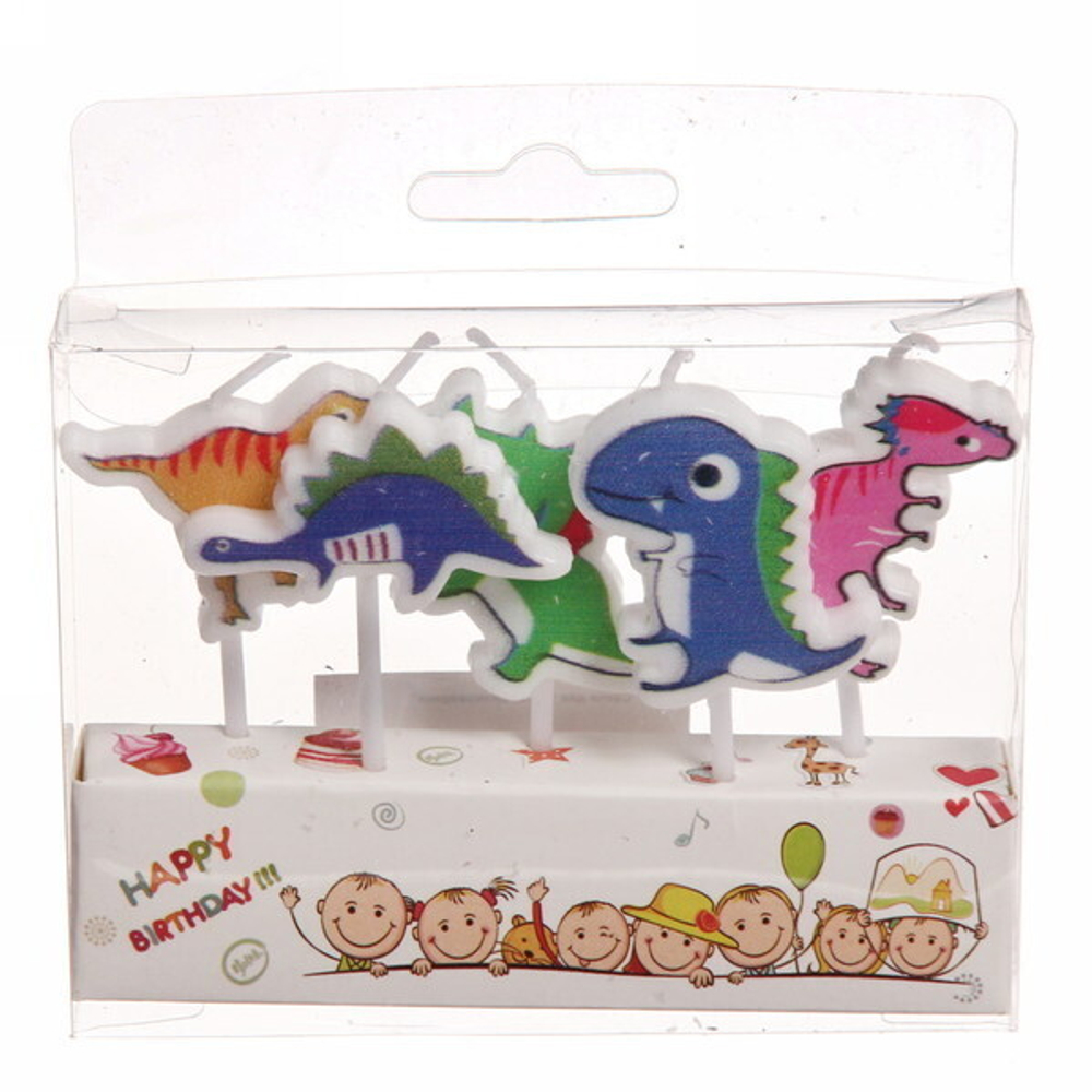 Свечи для торта «Динозаврики»