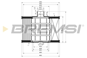 BREMSI - FE0041-BMS - Fuel Filter
