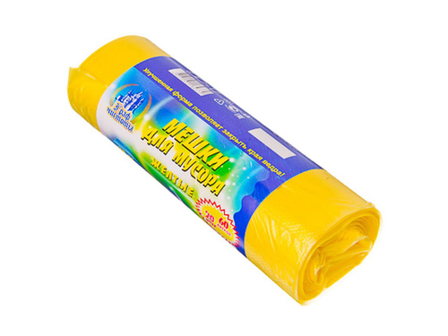 Мешки для мусора  60л, 20шт 10 микрон     ХХ