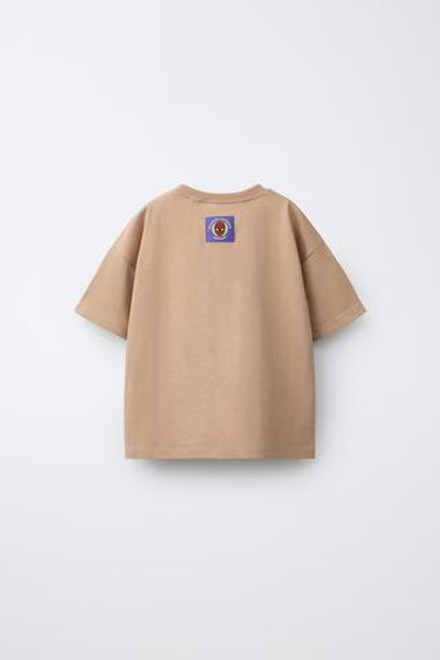 ZARA ФУТБОЛКА С ПРИНТОМ SPIDER-MAN © MARVEL, ЗЕМЛЯНОЙ