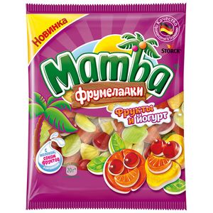 МАРМЕЛАД MAMBA ФРУКТЫ И ЙОГУРТ 72ГР