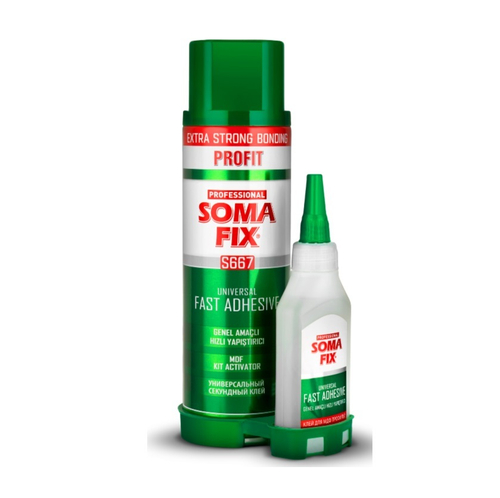 КЛЕЙ SOMAFIX С АКТИВАТОРОМ 500МЛ + 125ГР
