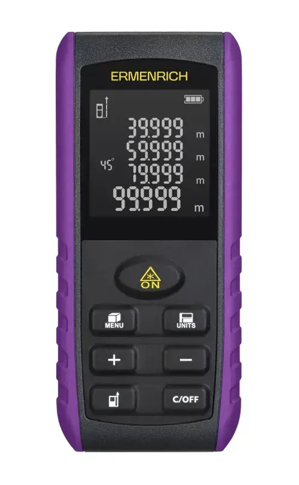 Лазерная рулетка Ermenrich Reel PRO GE60, фиолетовый