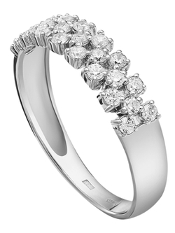 Кольцо дорожка серебро 925 проба