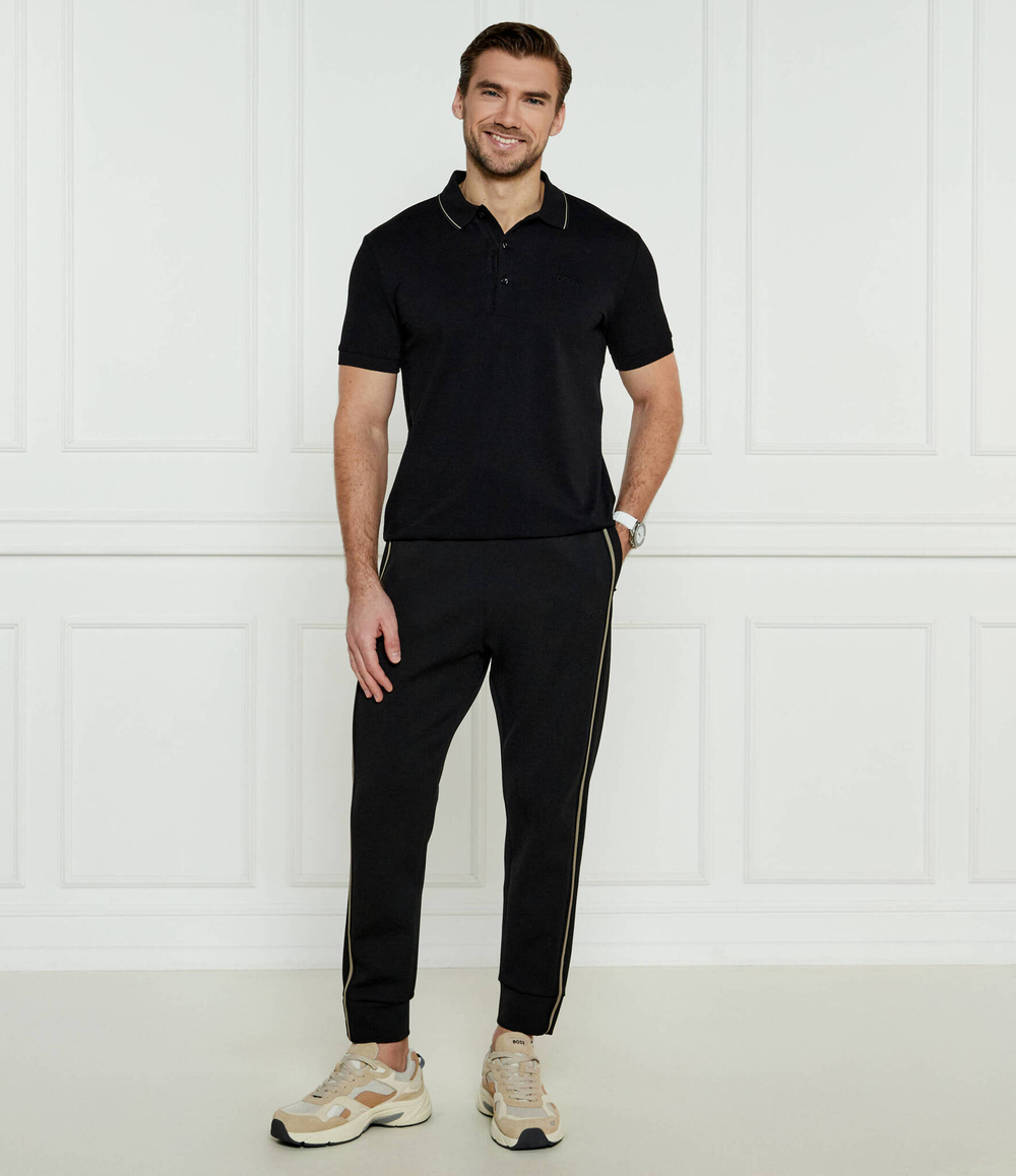 Поло paule 4 BOSS GREEN - черный(50506195)