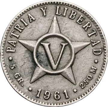 5 сентаво 1961 Куба