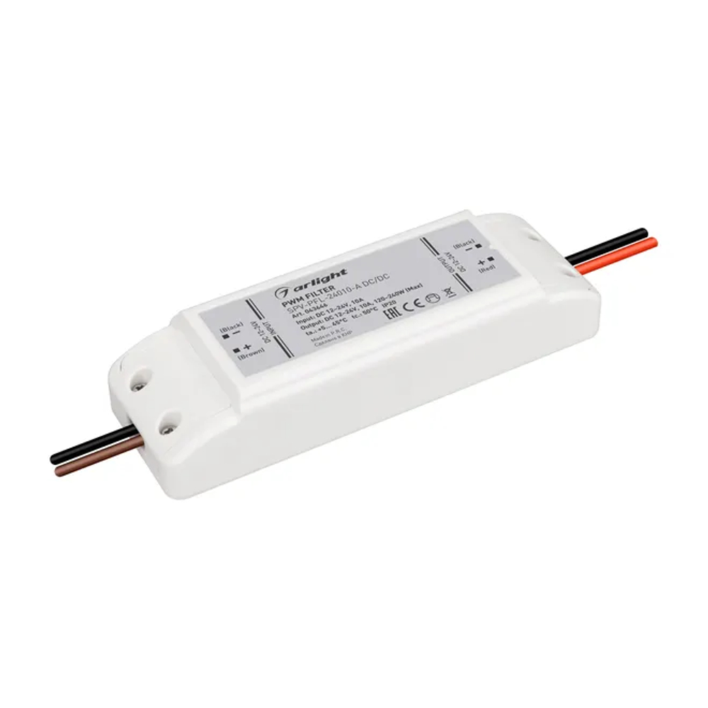 Фильтр ШИМ SPV-PFL-24010-A DC/DC (12-24V, 10A) (Arlight, IP20 Пластик, 2 года) 043646