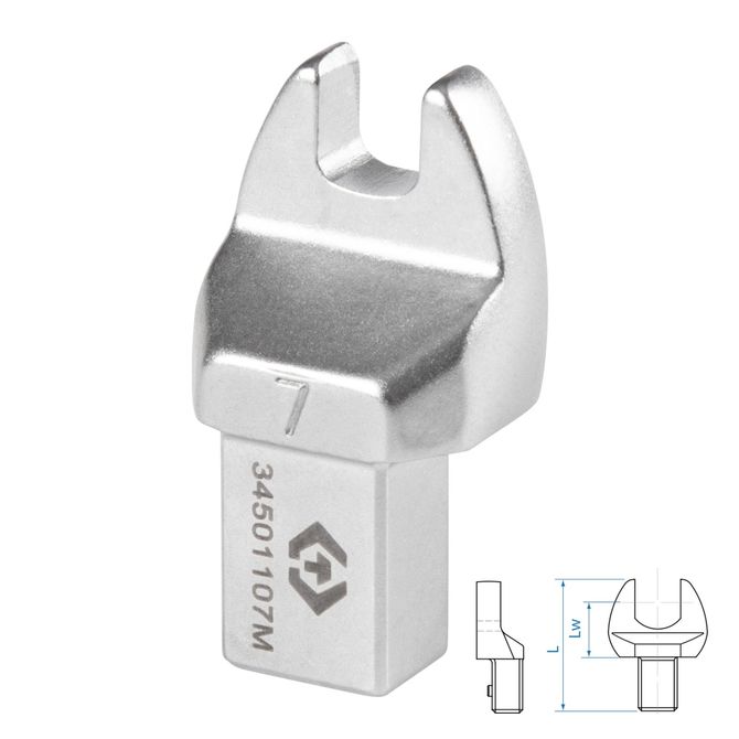 KING TONY (34501107M) Насадка рожковая серии "FIT", 7 мм, 9х12 мм