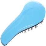 Расческа массажная «Компактная-капля», цвет голубой, в коробке, 18см