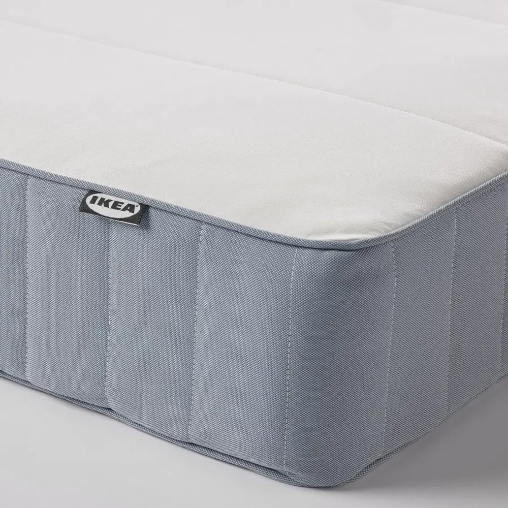 Пружинный матрас - VESTMARKA IKEA/ ВЕСТМАРКА ИКЕА,  200х80 см, белый/серый