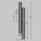 Бра Maytoni Technical Calipso C082WL-24W2.7K-BS