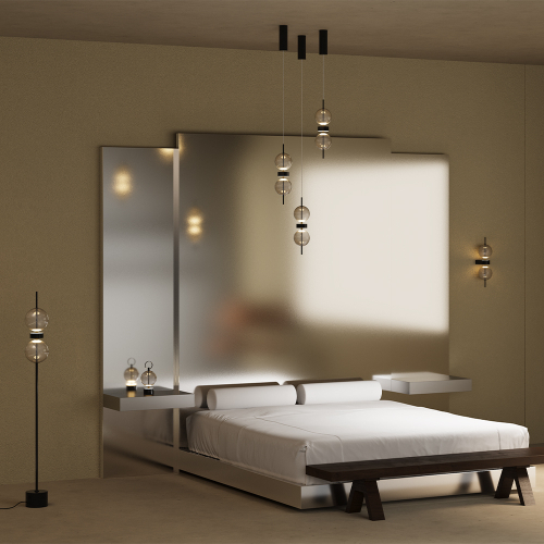 Торшер светодиодный Maytoni Double Moon MOD478FL-L15B3K