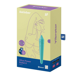 Мини вибромассажер Satisfyer Ultra Power Bullet 8, мятный