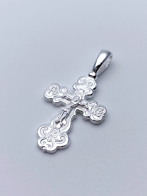 Крест из серебра/Без покрытия