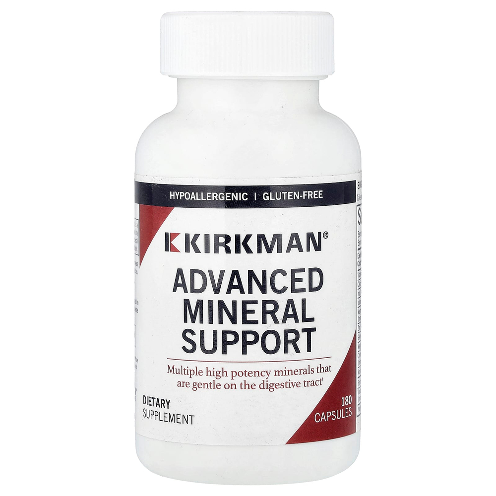Kirkman Labs, Advanced Mineral Support, 180 капсул