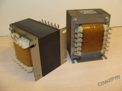 Трансформатор двухтактный выходной звуковой OT-PP-8,0/8-30-ТВ417 (клон трансформатора ТВ417) для лампового усилителя мощности