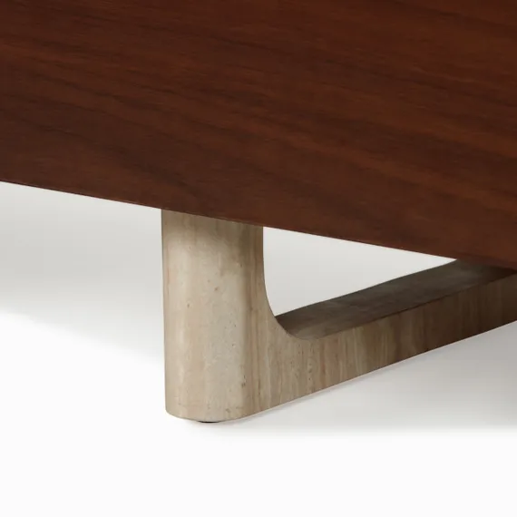 ТВ-Тумба Eirin 180х42 см, керамика, шпон ореха