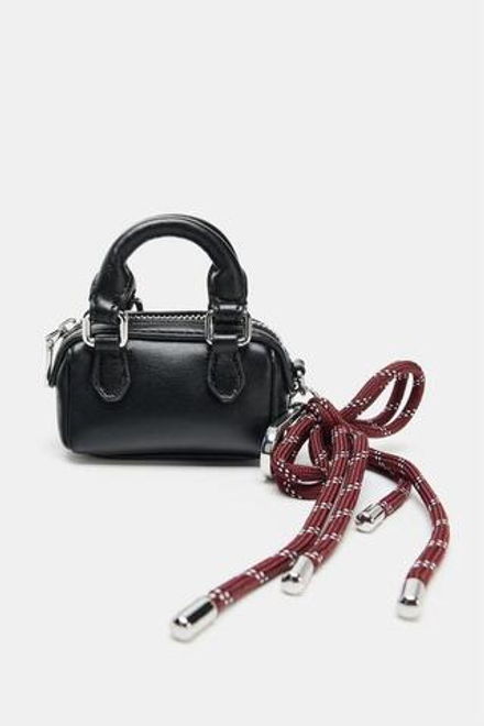ZARA МИНИ-СУМКА CITY CHARM, ЧЕРНЫЙ