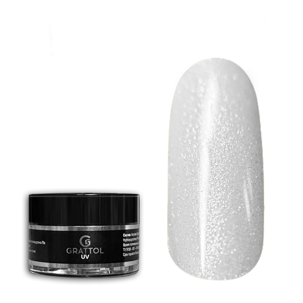Grattol Gel Camouflage Shimmer Ice - Гель камуфлирующий с шиммером, 15мл